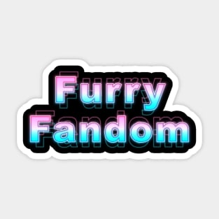 Furry Fandom Sticker